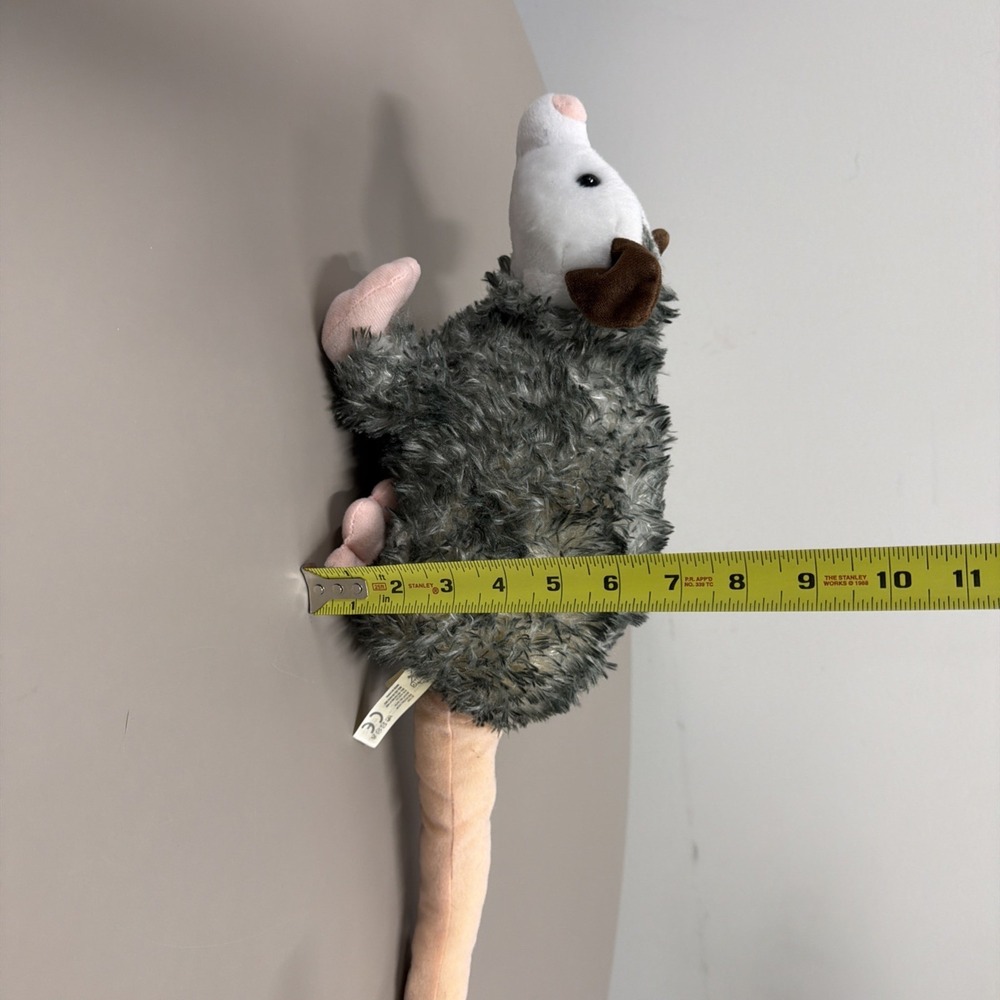 Opossum Plush Toy The Petting Zoo Stuffed Animal 12" Or 21"with Tail - Picture 4 of 12
